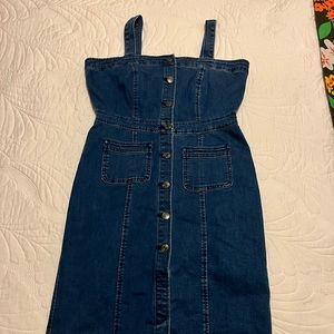 NYC Denim Women's Button Down Dress Size S